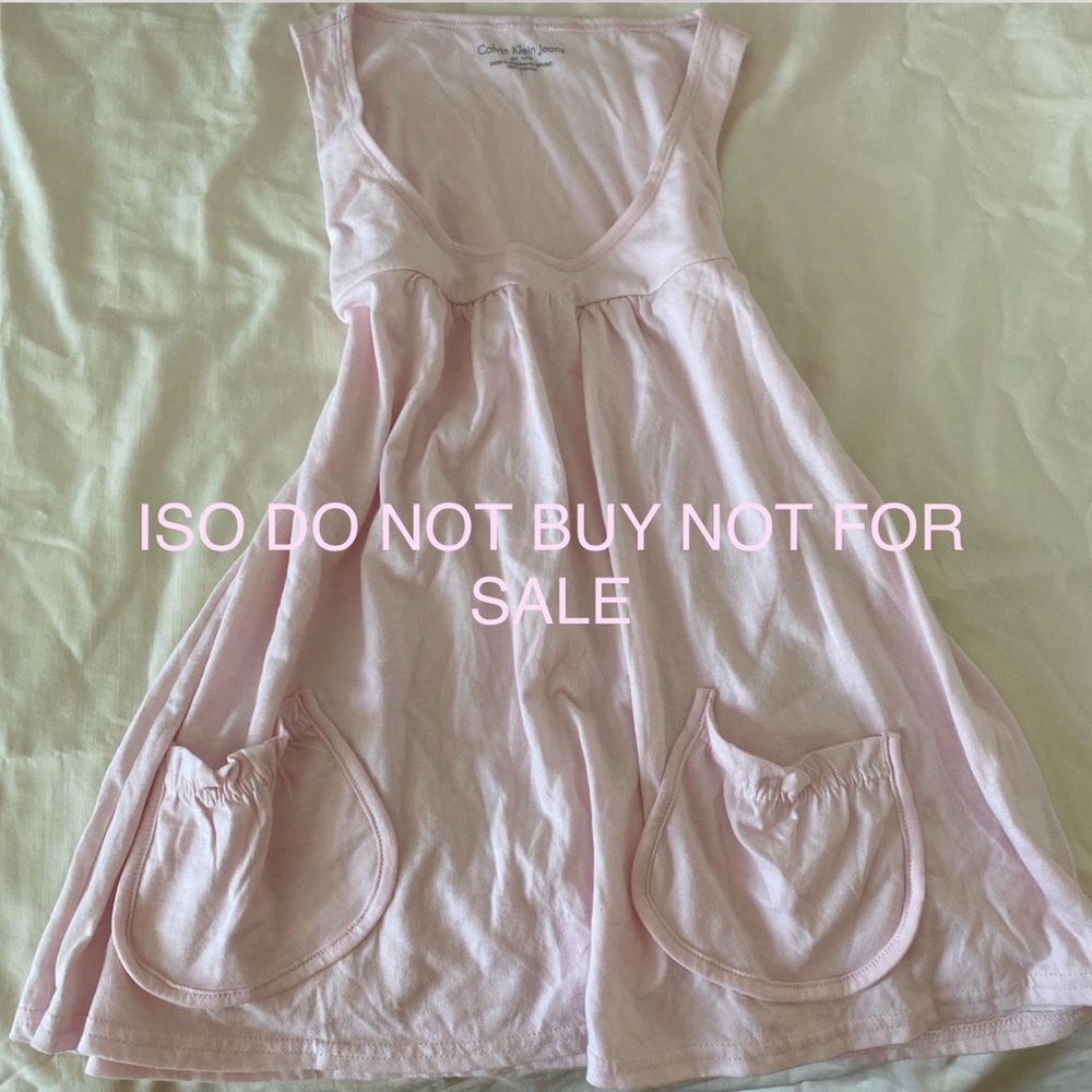 ❤️DO NOT BUY ISO! CALVIN KLIEN BABY PINK BABYDOLL DRESS ISO ISO! ❤️ NOT FOR SALE